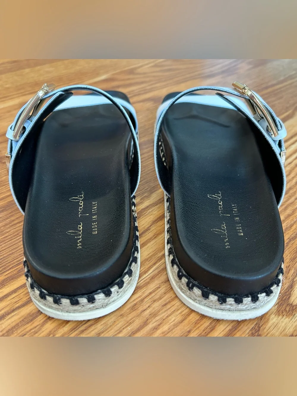 Mila Paoli leather sandals. Made in Italy